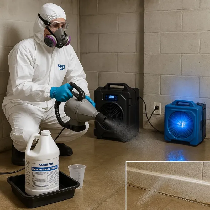 Sanitization and Odor Removal process in Enosburg Falls, VT